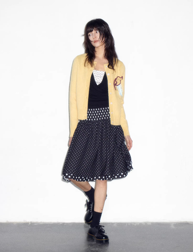 Layered Polka Muse Convertible Skirt
